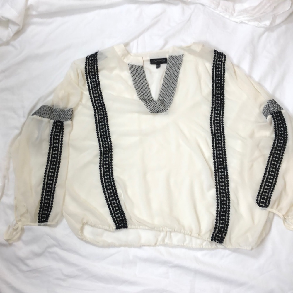 Lane Bryant 3/4 length sleeve top